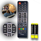 Controle Remoto Para Tv Samsung Universal Smart Hub C/pilhas