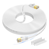 Cable Ethernet Cat 7 Velocidad De 100 Pies, Cable Lan De Red