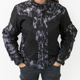 Chaqueta Moto Mujer Cairo Camo Kmz