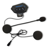 Micrófono Motocicleta Bt Headset Casco Auriculares Con Bt-12