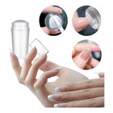 Carimbo De Unha Francesinha Silicone Transparente Manicure