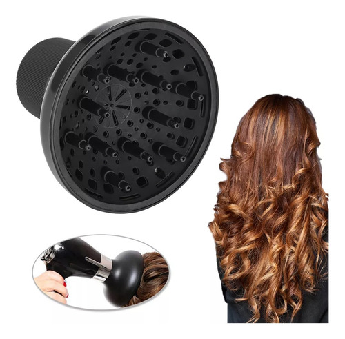 Difusor Para Secador De Cabello Pelo Rizos Turbo Cepillo