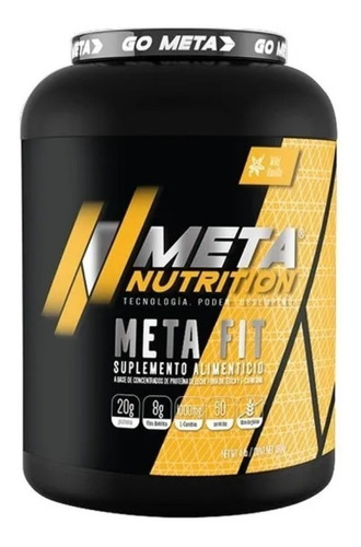 Proteina Meta Nutrition Meta Fit 4 Lbs 50 Servicios Sabor Vainilla