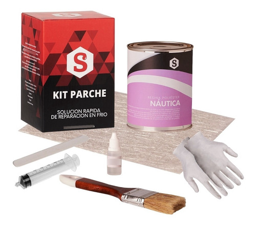 Kit Fibra De Vidrio Reparación 500g Parche Reparacion Total