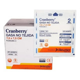 Gasa No Tejida Estéril 7,5x7,5 - Caja 50 Unidades  Cranberry