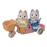 Muñeca Calico Critters Husky Brother & Sister's Y Accesorios