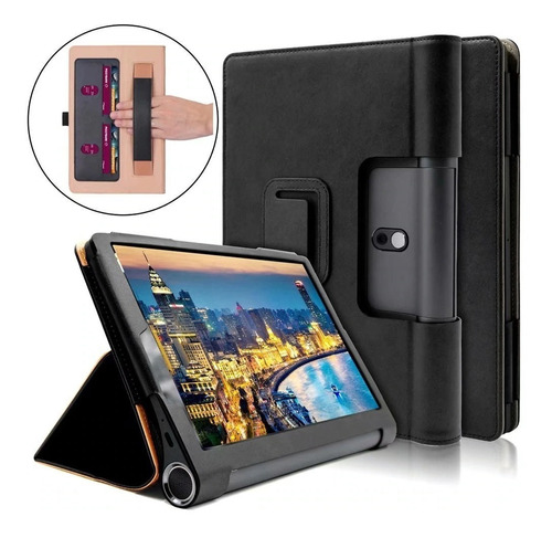 Estuche Tipo Agenda Lenovo Yoga Smart Tab Yt-x 705f Negro