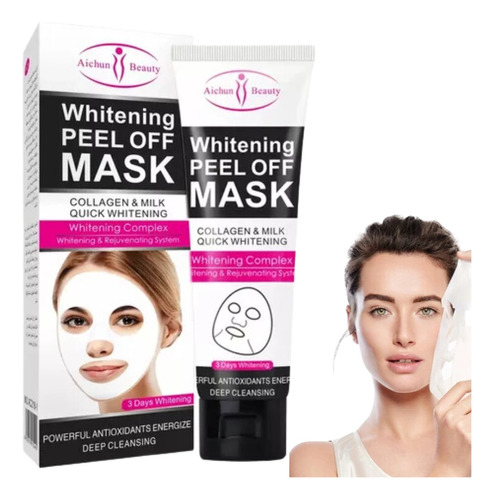 Mascarilla Facial Saca Puntos Negros De Colageno Y Leche  