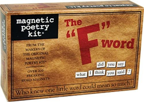 Magnetic Poetry, Kit De Palabras En F, Palabras Para Nevera,