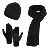 Kit De Gorro, Bufanda Y Guantes Para El Frío