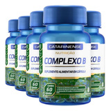 Kit 5 Vitaminas Complexo B Catarinense Pharma - 60 Cápsulas