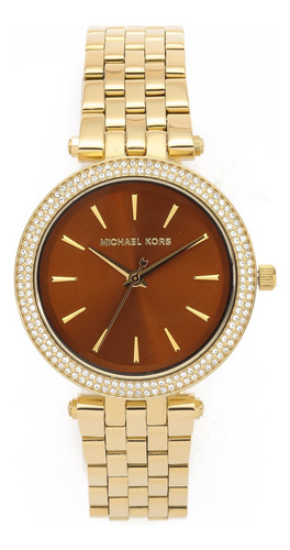 Michael Kors Reloj Mini Darci Dorado Para Mujer Mk3408