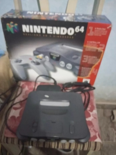 Video Game  Na Caixa Nintendo 64 Completo  