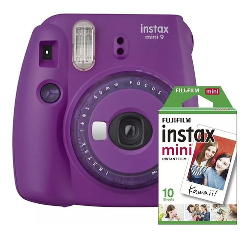 Câmera Fuji Instax Mini 9 Instantânea Polaroid + 10foto + Nf