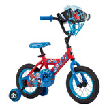 Huffy Bicicleta R12 Marvel Spidey C Llantitas Niño 3-5 Años Color Azul Tamaño Del Cuadro 12