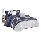 Cubrecama Cobertor Quilt Verano Reversible Dos 2 Plazas Dc5