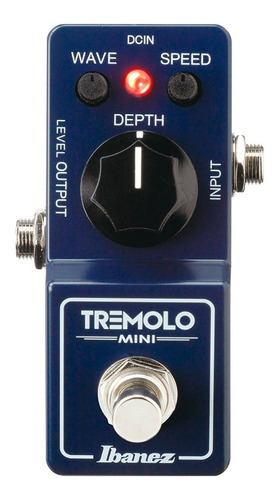 Pedal Mini Ibanez Tremolo Trmini Color Azul Oscuro