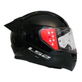 Casco Ls2 Rapid Solid Negro Gloss Brillante Certificado