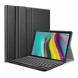 Funda De Tablet Compatible Con Galaxy Tab S5e Piel Negra