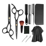 Kit Tijeras Cortar Cabello, Profesionales Barbero 11 Piezas