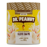 Suplemento Em Pasta Dr. Peanut  Power Cream Pasta De Amendoim Power Cream Sabor  Leite Em Pó Em Pote De 600g