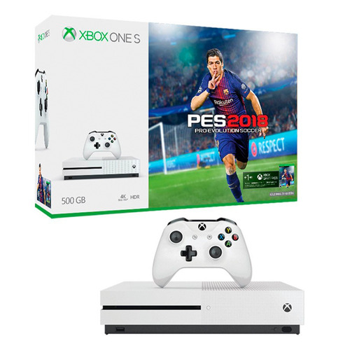 Consola Xbox One S 500gb Joystick Pes 18  Mexx