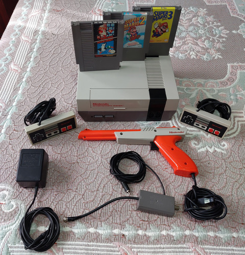 Nintendo Nes Con Trilogía De Mario Bros