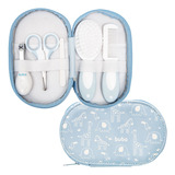 Kit Cuidados Higiene Para Bebês C/ Estojo Manicure Completo