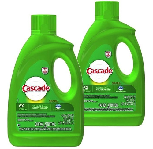 Detergente Lavavajillas Cascade 2.72 L X 2 Und