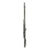 Flauta Transversal Con Llaves Abiertas Cyruswinds 6457ncw Color Niquelado