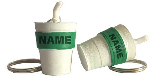 Llaveros Vaso Starbucks Personalizados Con Tu Nombre