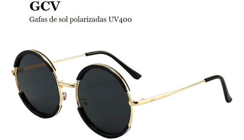 Gcv Gafas De Sol Polarizadas, Diseño Circular Hombre Y Mujer