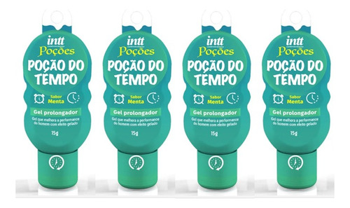 Gel Poção Do Tempo Intt - Prolongador Da Ereção + Potência! 