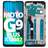 Modulo Para Moto G9 Plus Xt2087 Pantalla Display Con Marco