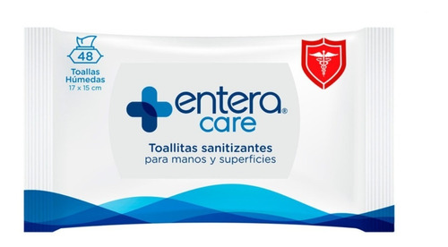 Toallitas Sanitizantes Para Manos Y Superficies, Entera Care