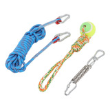1 Spring Pole Dog Rope Toys, Interactivo, Colgante, Para