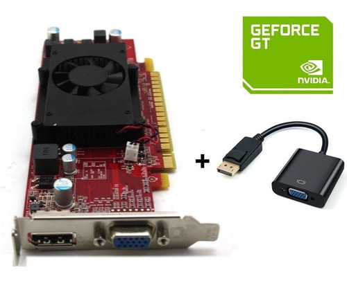 Tarjeta Gráfica Geforce Gt 620 1gb De Ram Vga Y Dp + Vga