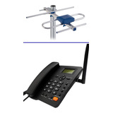 Telefono Rural 3g Para Casa Negocio Oficina Con Antena Aerea