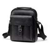 Bolsa De Ombro Mensageiro Masculina Couro Legitimo Weixier