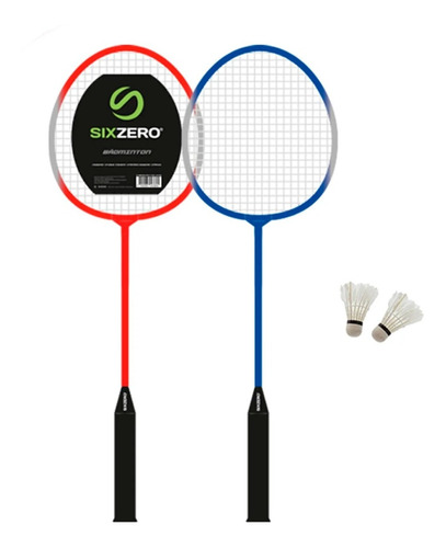 Set Badminton Kit 2 Raquetas + 2 Plumas + Funda 