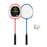 Kit Badminton 2 Raquetas + 2 Plumas + Funda Juego Completo