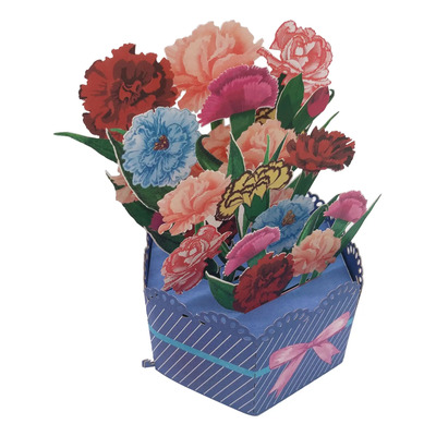 Para Tarjetas Desplegables Para El Día De La Madre Con Flore