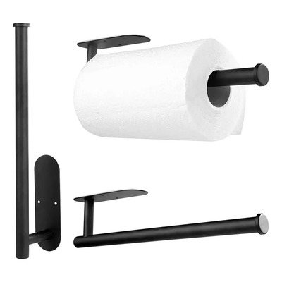Soporte Para Rollos De Papel Higiénico Para Cocina Y Baño Negro Amovil | Meses sin interés