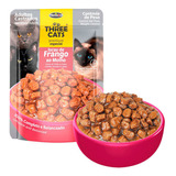 Three Cats Sachet Castrados Pollo Control De Peso 85gr