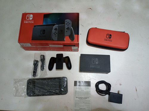 Nintendo Switch V2 Excelente Estado, Caixa, Manual Completo