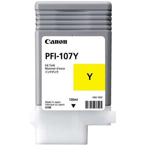 Tinta Canon Imageprograf Ipf670 Amarillo Pfi-107y 130ml