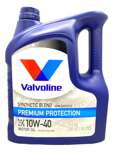 Aceite Valvoline Semi-sintético 10w-40 De 1 Unidad X 3.784l