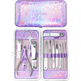 Zizzon Kit De Cortaunas Para Manicura Y Pedicura Con Estuche