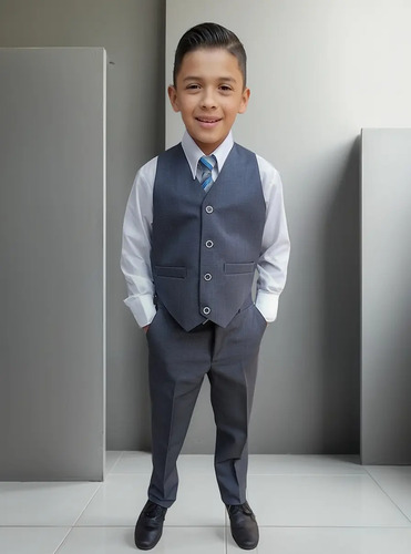 Conjunto De Niño Pantalón Y Chaleco Súper Precio De Fabrica