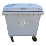 Contenedor Basura 1100 Lts Gris